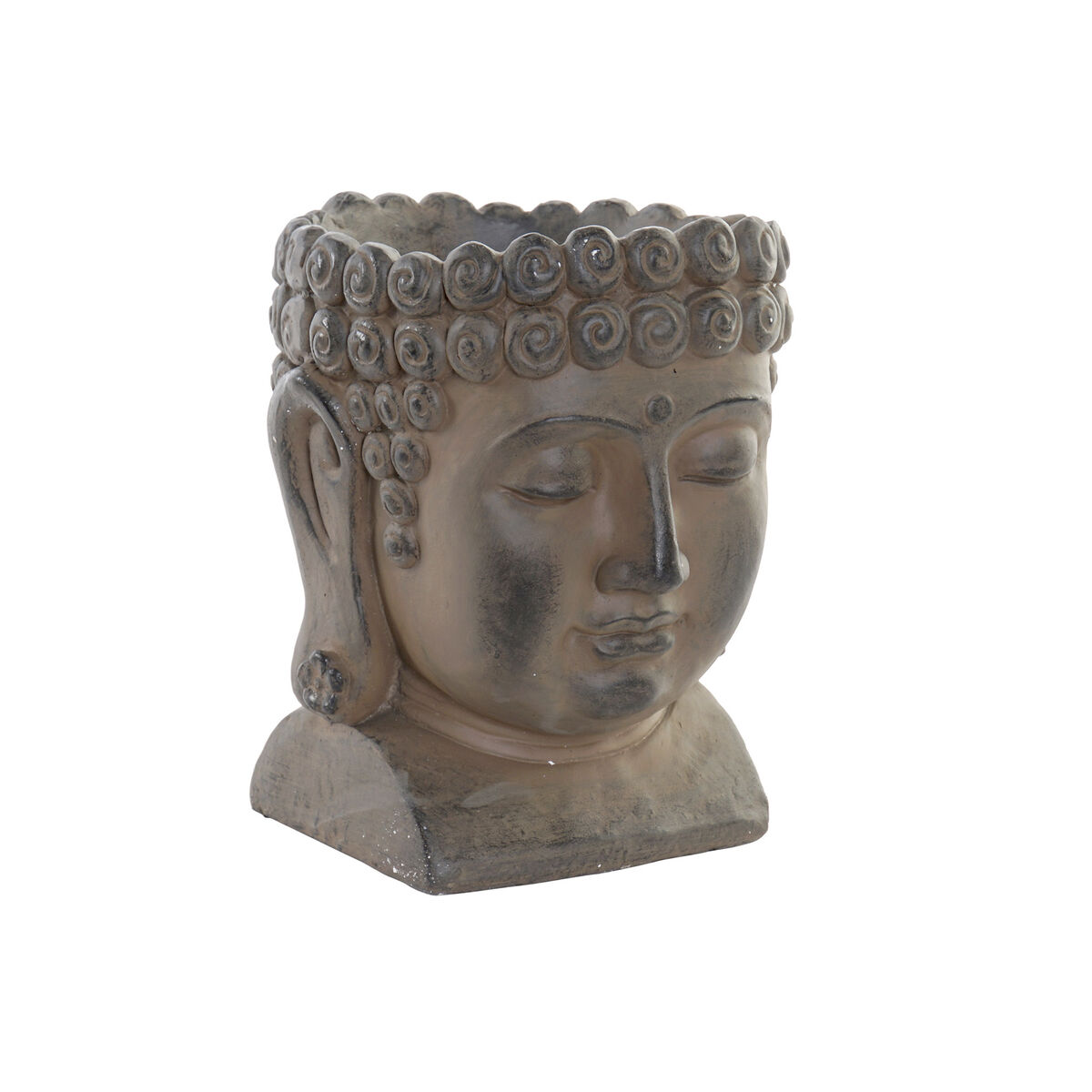 Planter DKD Home Decor 26 x 25 x 30 cm Fibreglass Buddha Planter DKD Home Decor 26 x 25 x 30 cm Fibreglass Buddha