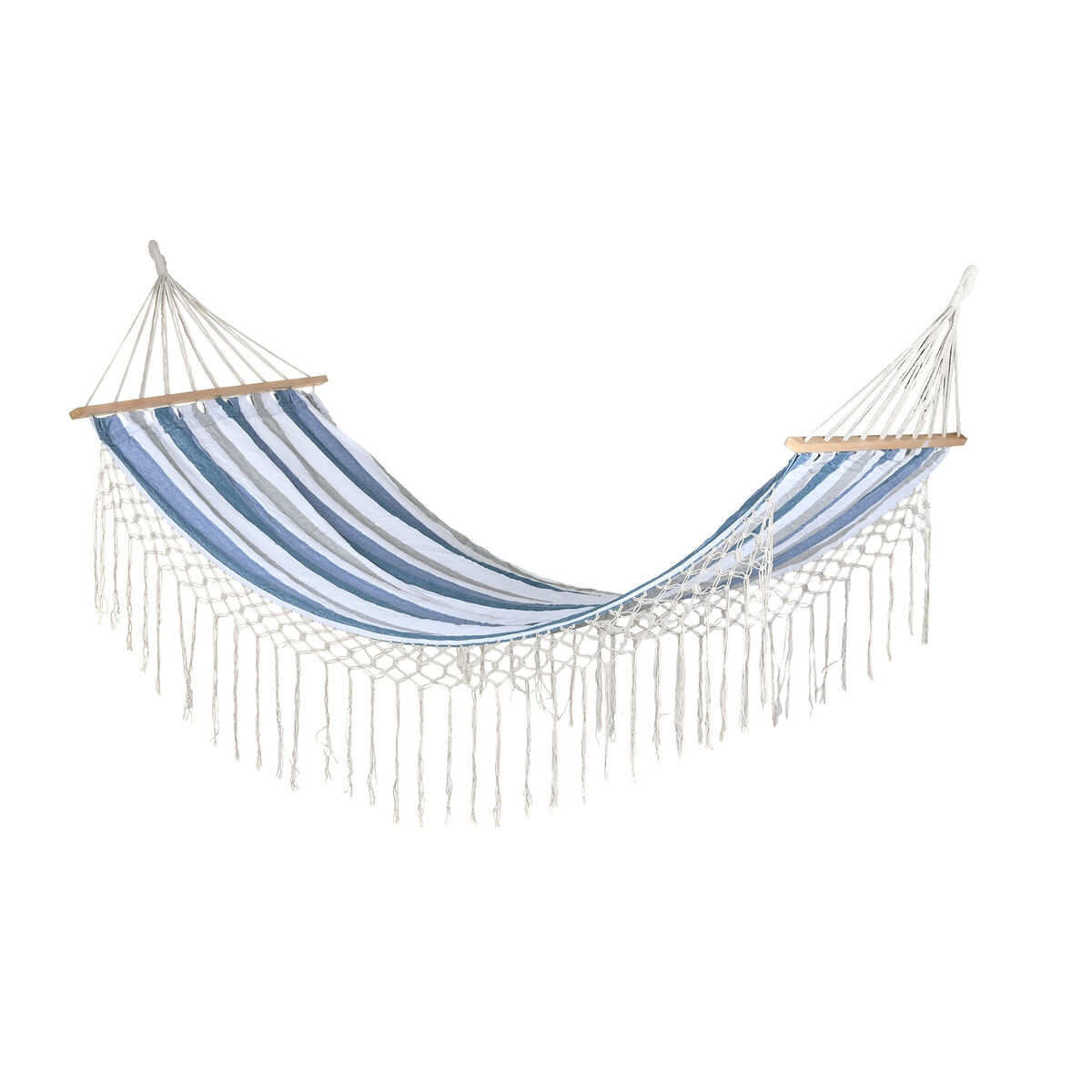 Hammock DKD Home Decor Stripes Blue White (200 x 100 x 5 cm) Hammock DKD Home Decor Stripes Blue White (200 x 100 x 5 cm)