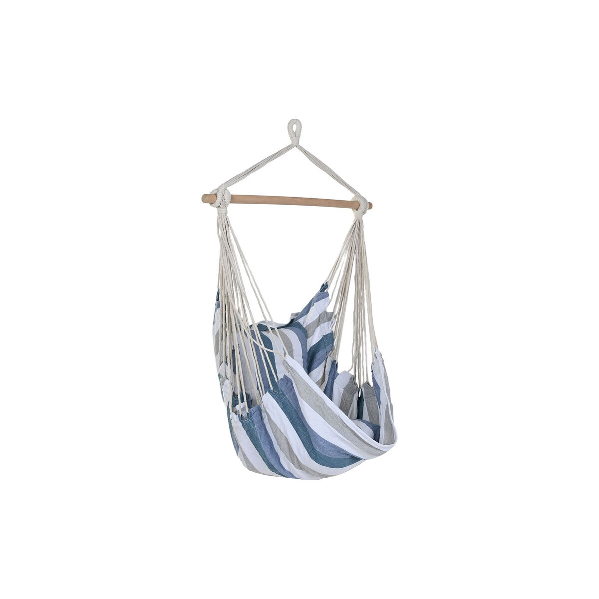 Hammock DKD Home Decor Stripes Blue White (100 x 60 x 135 cm) Hammock DKD Home Decor Stripes Blue White (100 x 60 x 135 cm)