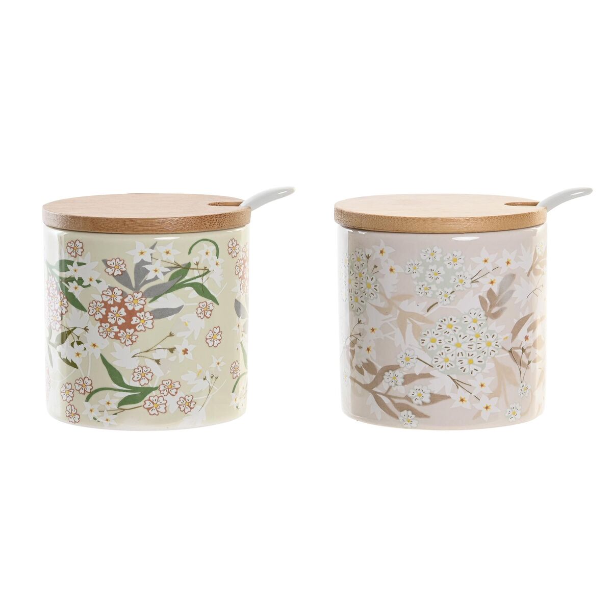 Sugar Bowl DKD Home Decor Bamboo Dolomite (7,5 x 7,5 x 7,5 cm) Sugar Bowl DKD Home Decor Bamboo Dolomite (7,5 x 7,5 x 7,5 cm)