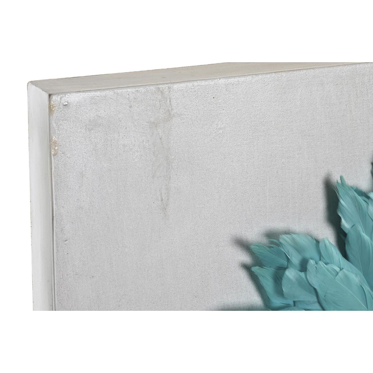 Wall Decoration DKD Home Decor White Black 60 x 6 x 60 cm (2 Units)