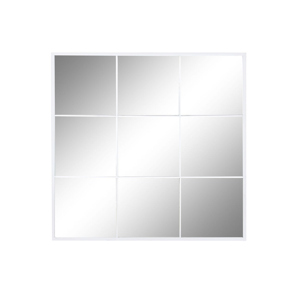 Wall mirror DKD Home Decor White Window 90 x 2 x 90 cm
