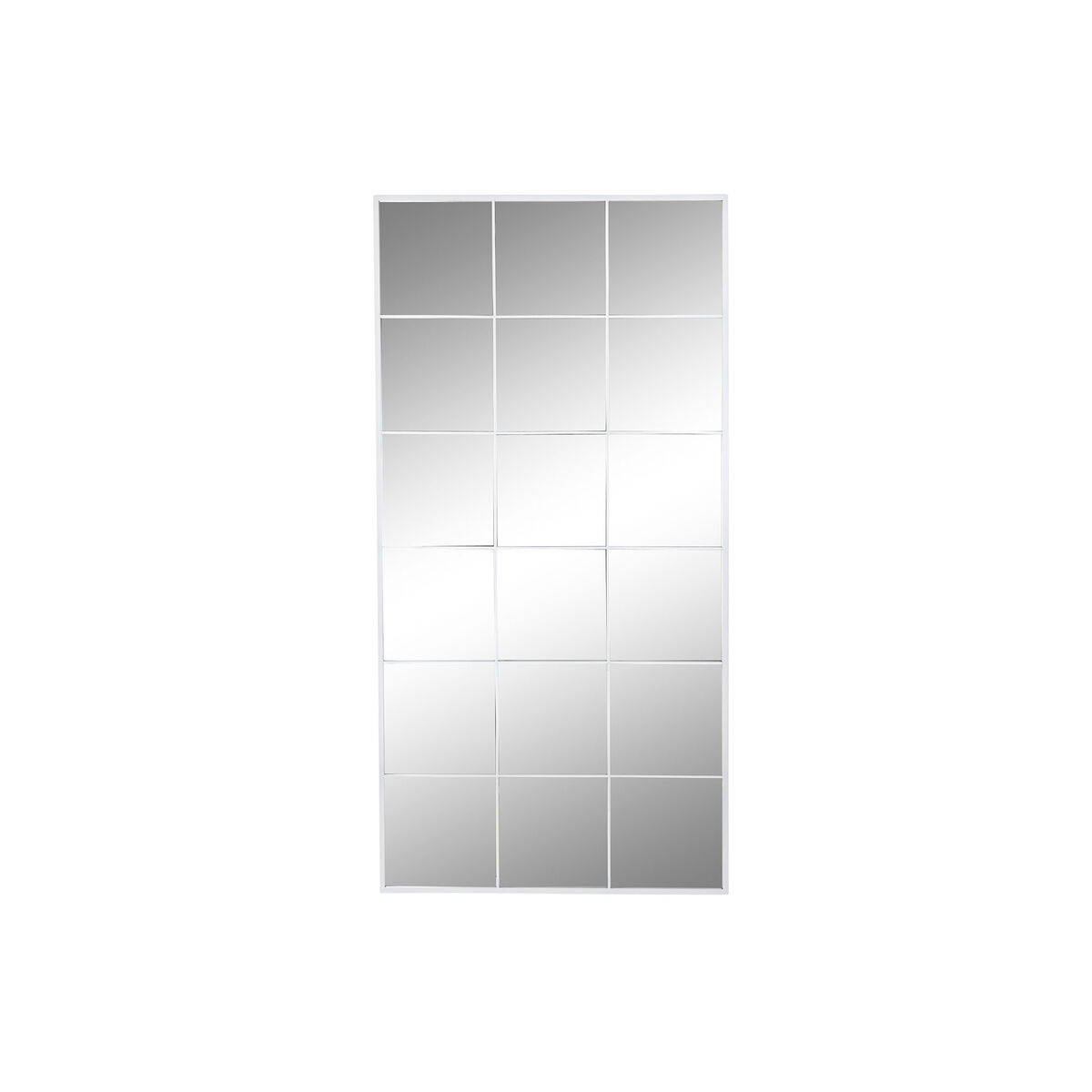 Wall mirror DKD Home Decor White Window 90 x 1 x 180 cm 90 x 2 x 180 cm