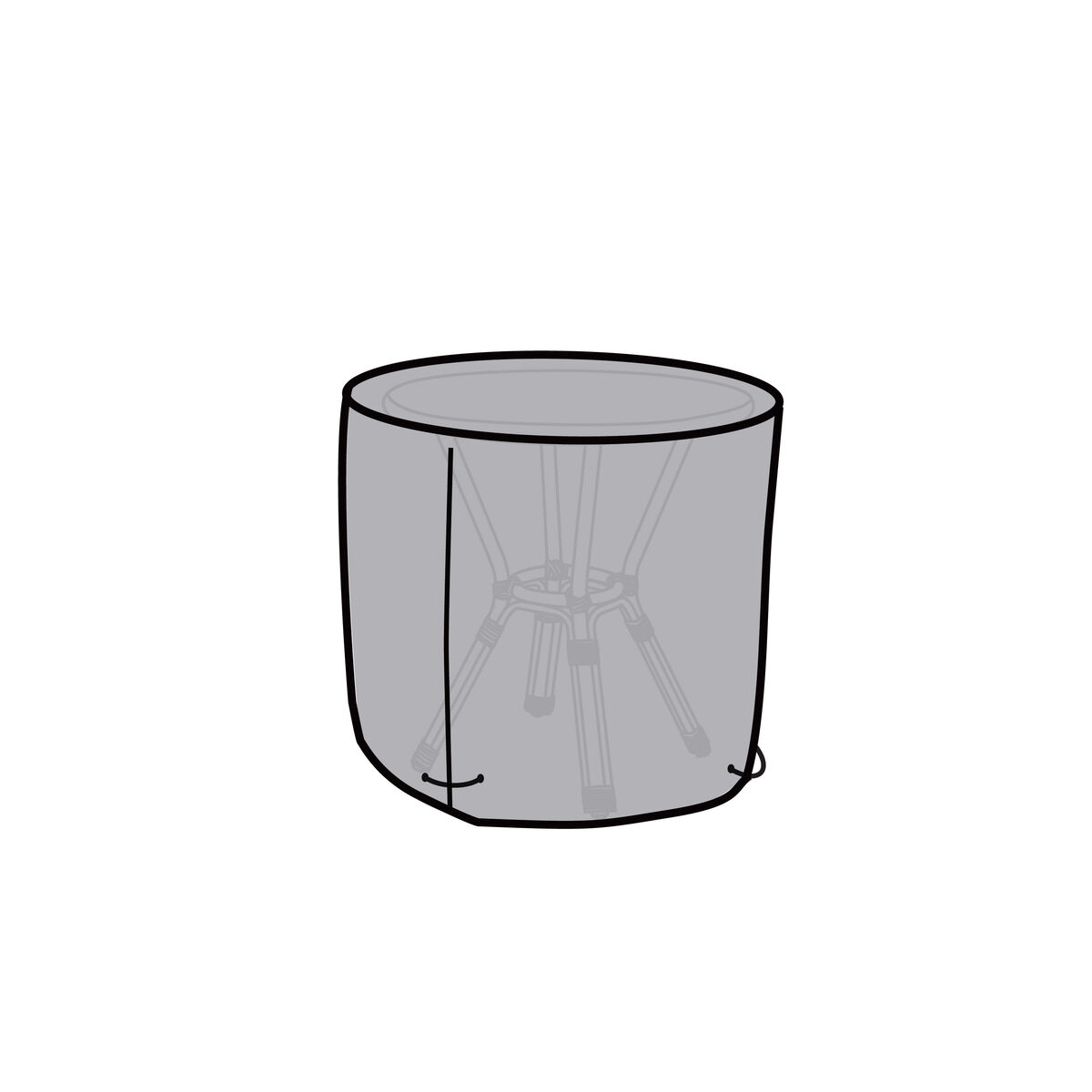 Protective Case DKD Home Decor Table Black Aluminium Dark grey (132 x 132 x 75 cm) Protective Case DKD Home Decor Table Black Aluminium Dark grey (132 x 132 x 75 cm)