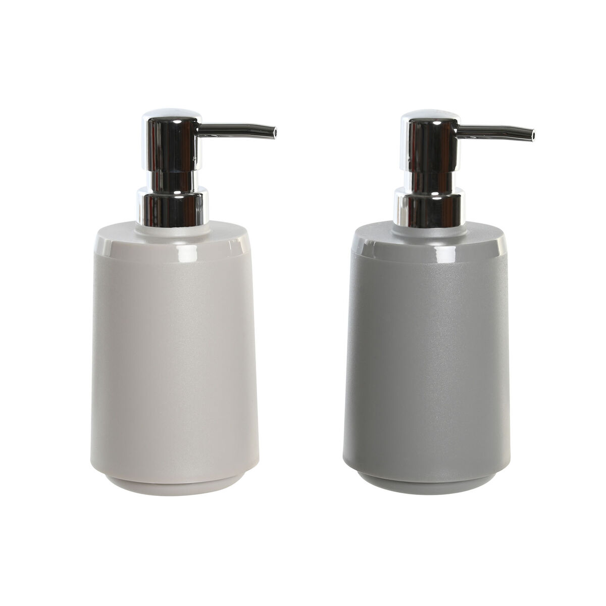Soap Dispenser DKD Home Decor Beige Grey Cream polystyrene 8 x 8 x 18 cm (2 Units) Soap Dispenser DKD Home Decor Beige Grey Cream polystyrene 8 x 8 x 18 cm (2 Units)