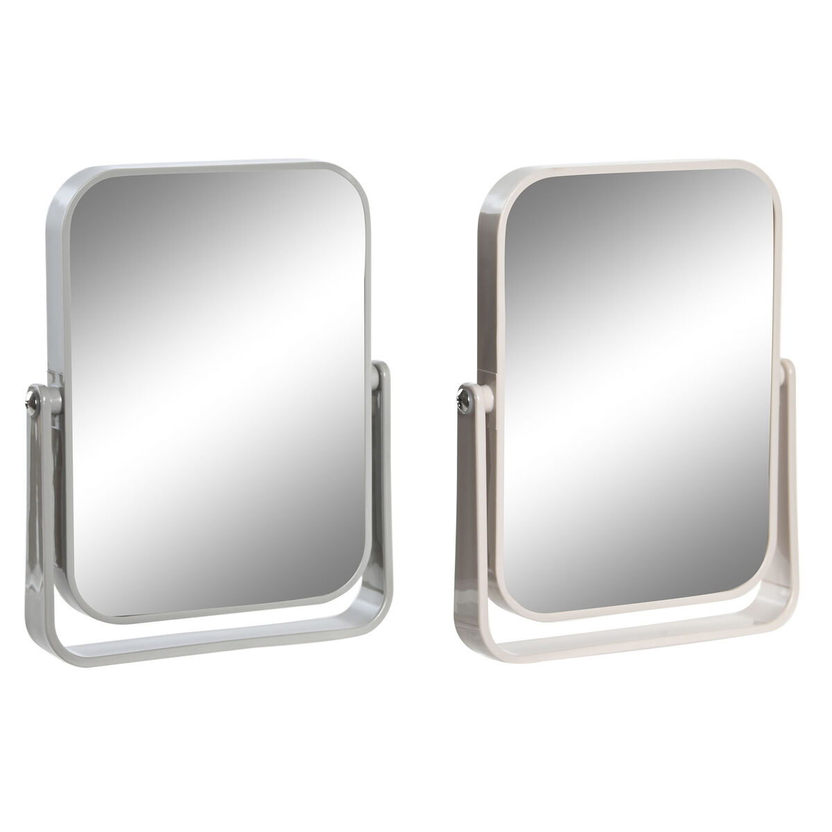 Mirror with Mounting Bracket DKD Home Decor Beige Grey Cream polystyrene 15 x 2,5 x 19,2 cm (2 Units)