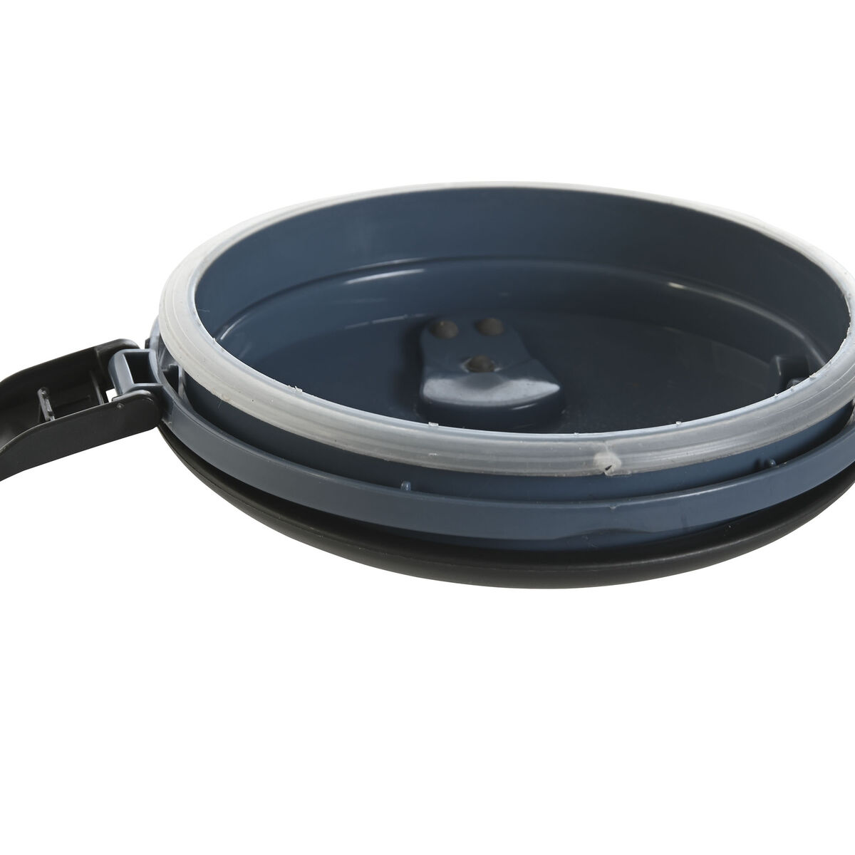 Lunch box DKD Home Decor Blue White Dark grey Stainless steel polypropylene 1,5 L (2 Units)