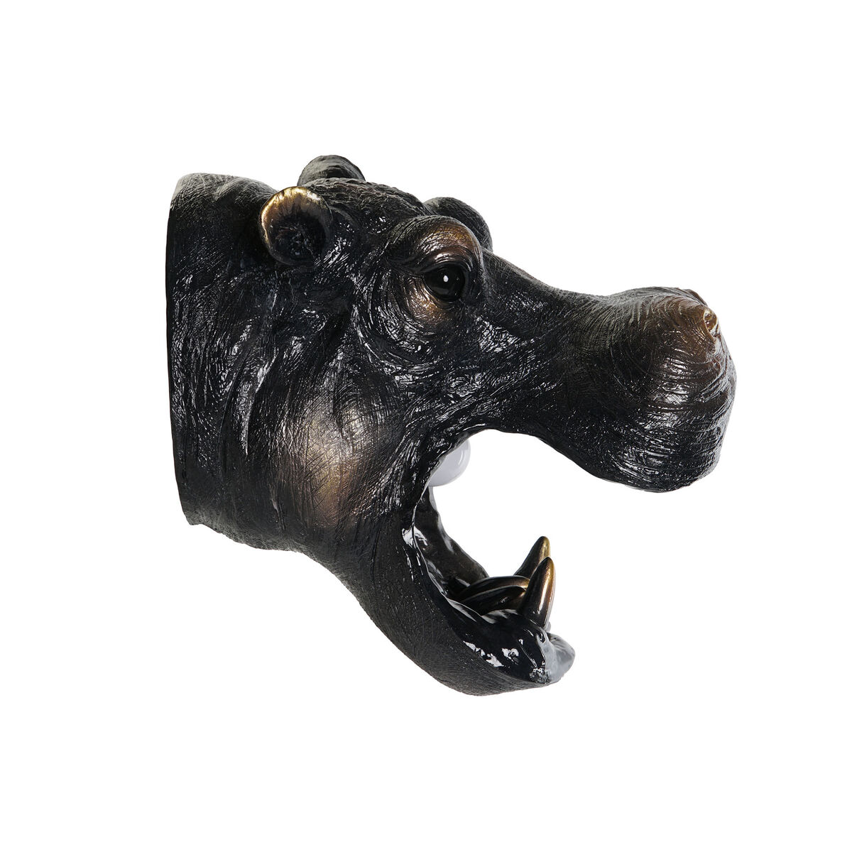 Wall Light DKD Home Decor Copper Golden 50 W Colonial Hippopotamus 220 V 35 x 23 x 34 cm (2 Units)