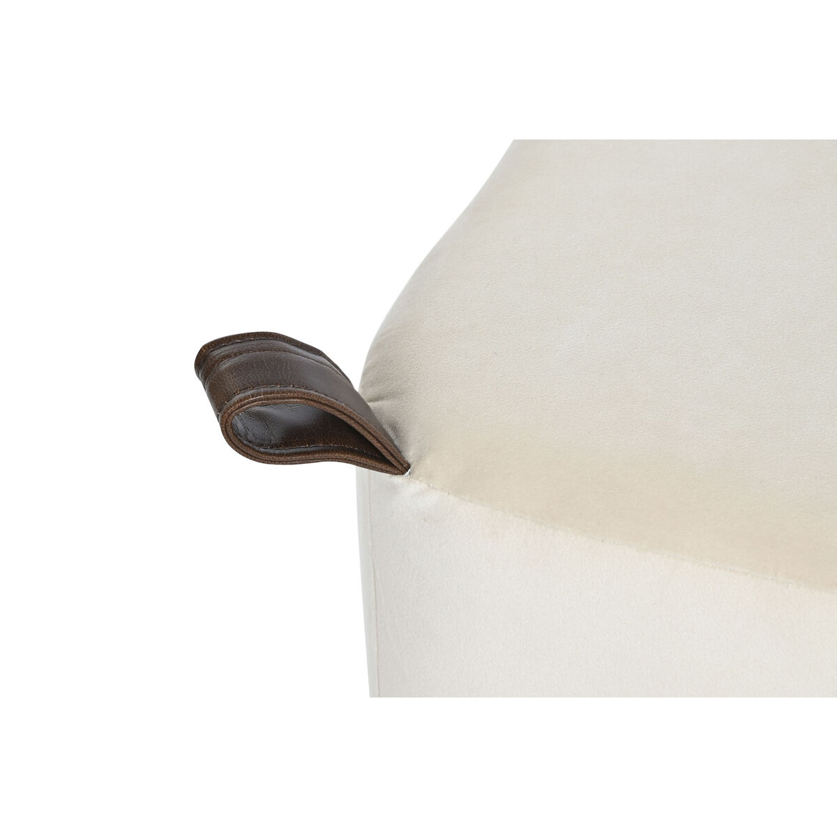 Footrest DKD Home Decor Yellow Blue Beige Grey Scandi 35 x 35 x 35 cm (2 Units)