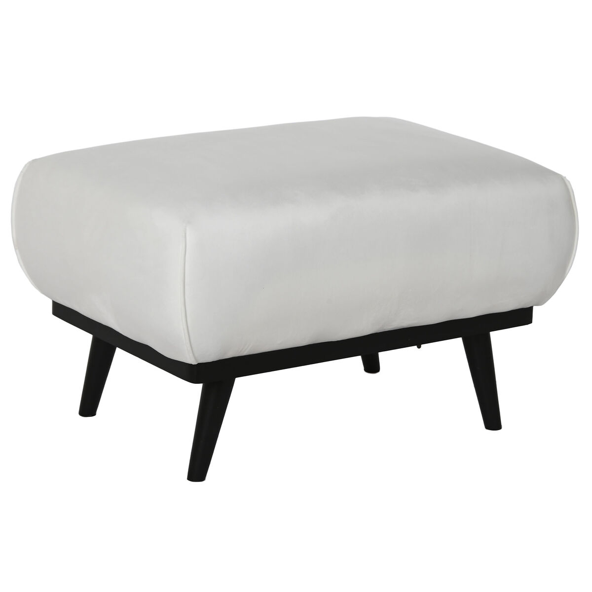 Bench DKD Home Decor White Black 70 x 50 x 42 cm Bench DKD Home Decor White Black 70 x 50 x 42 cm