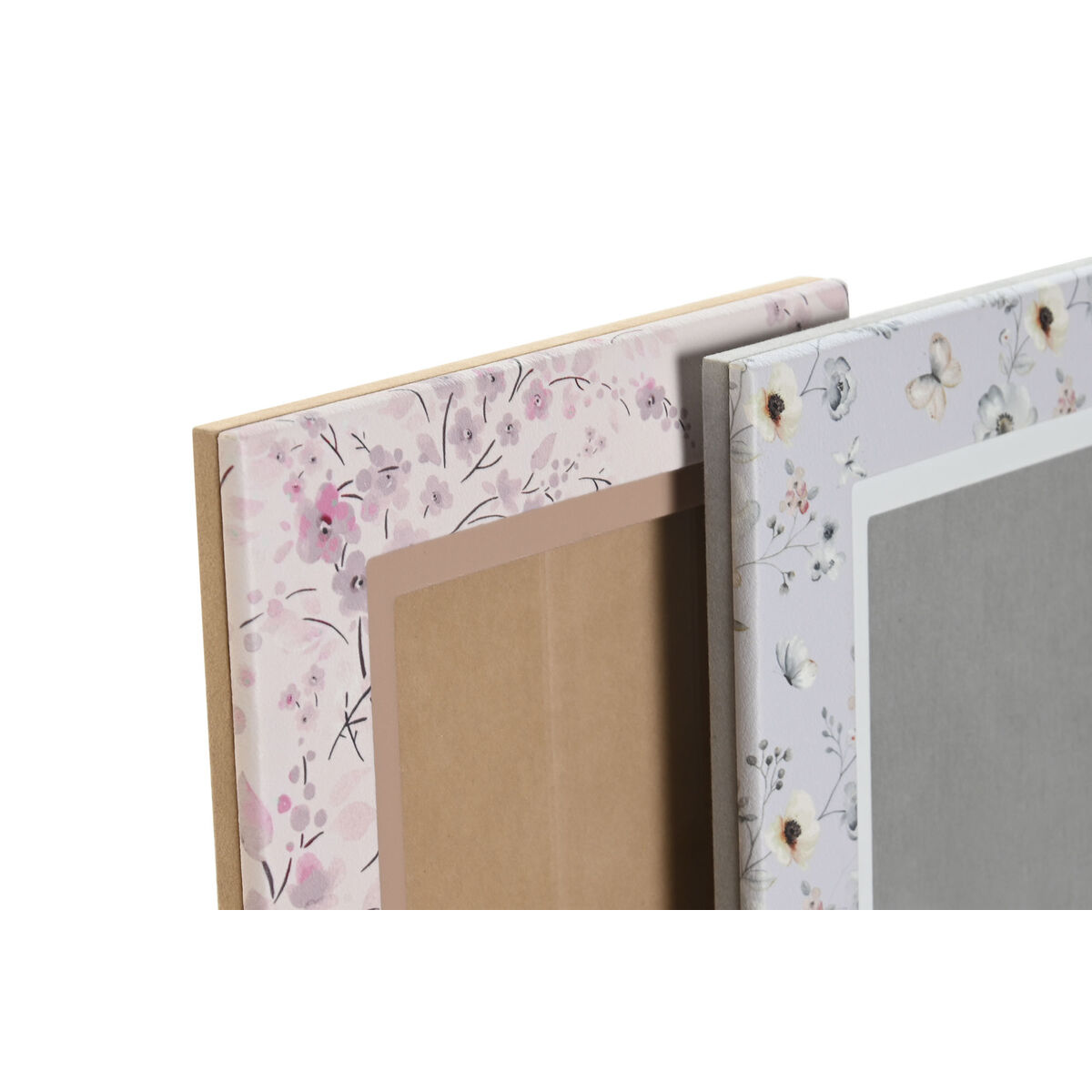 Women’s Handbag DKD Home Decor Blue White Grey Camel Light Pink 16,5 x 2 x 21,5 cm (2 Units)