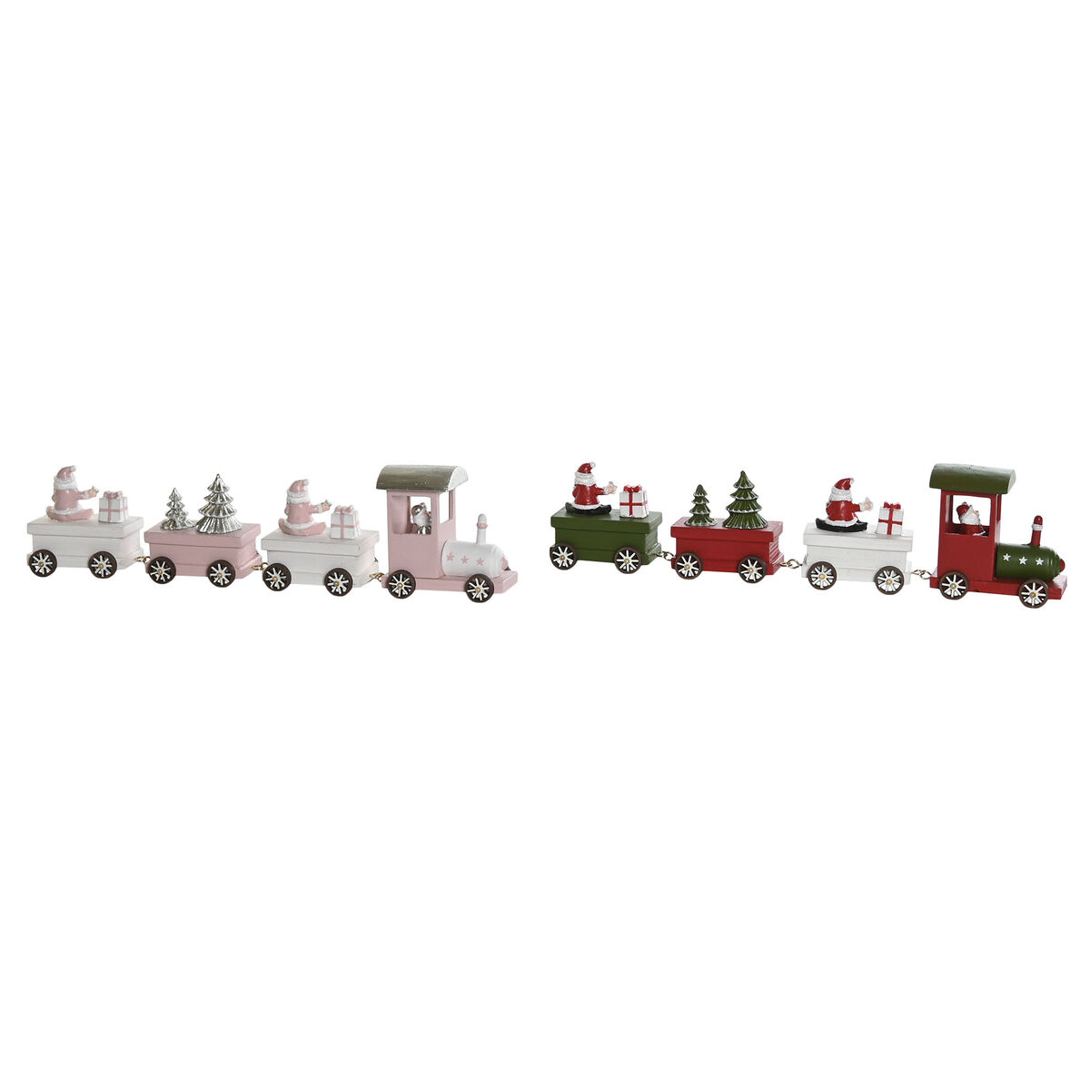 Christmas bauble DKD Home Decor Red Green 35,5 x 5 x 8,8 cm (2 Units)