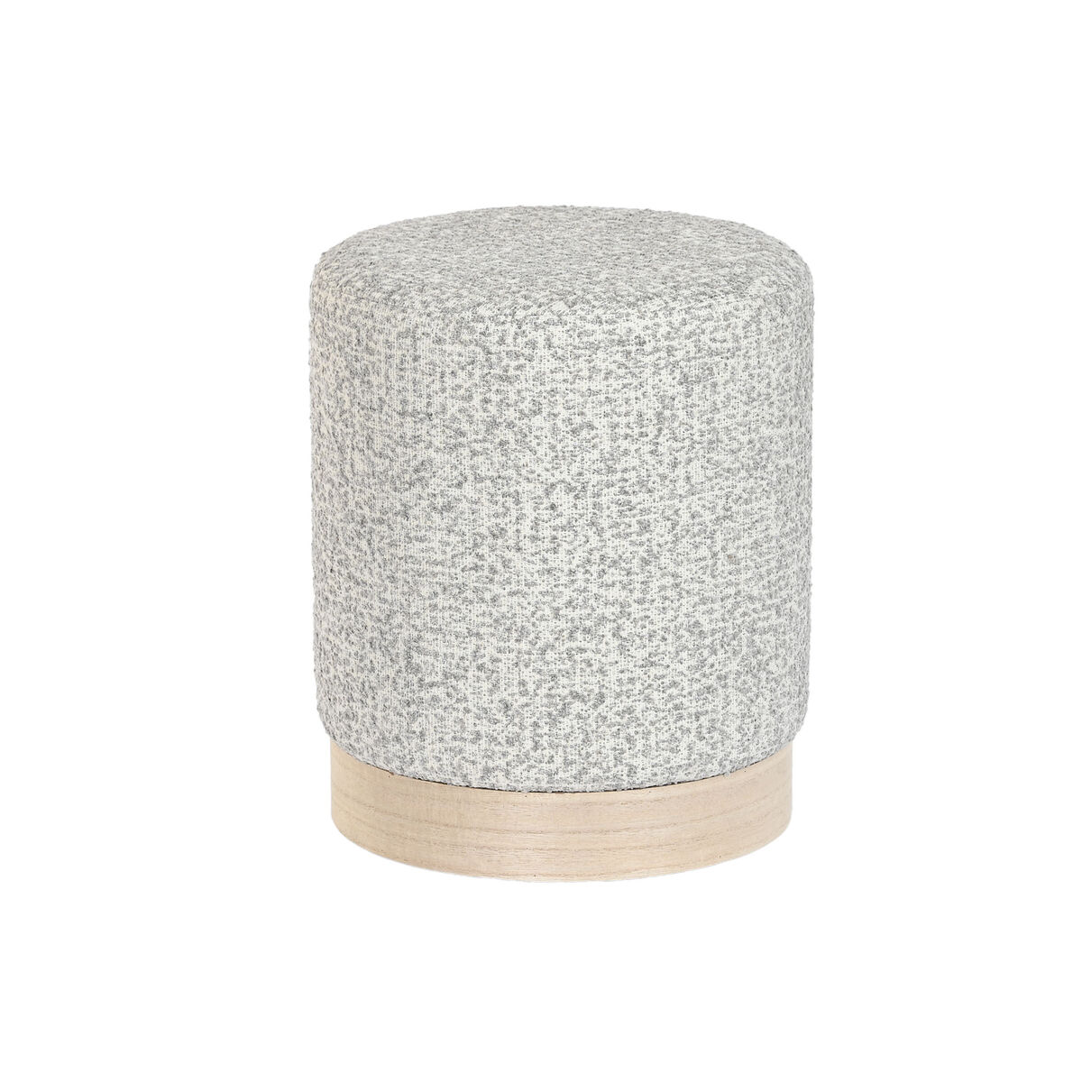 Footrest DKD Home Decor 32 x 32 x 38 cm Scandi Light grey Footrest DKD Home Decor 32 x 32 x 38 cm Scandi Light grey