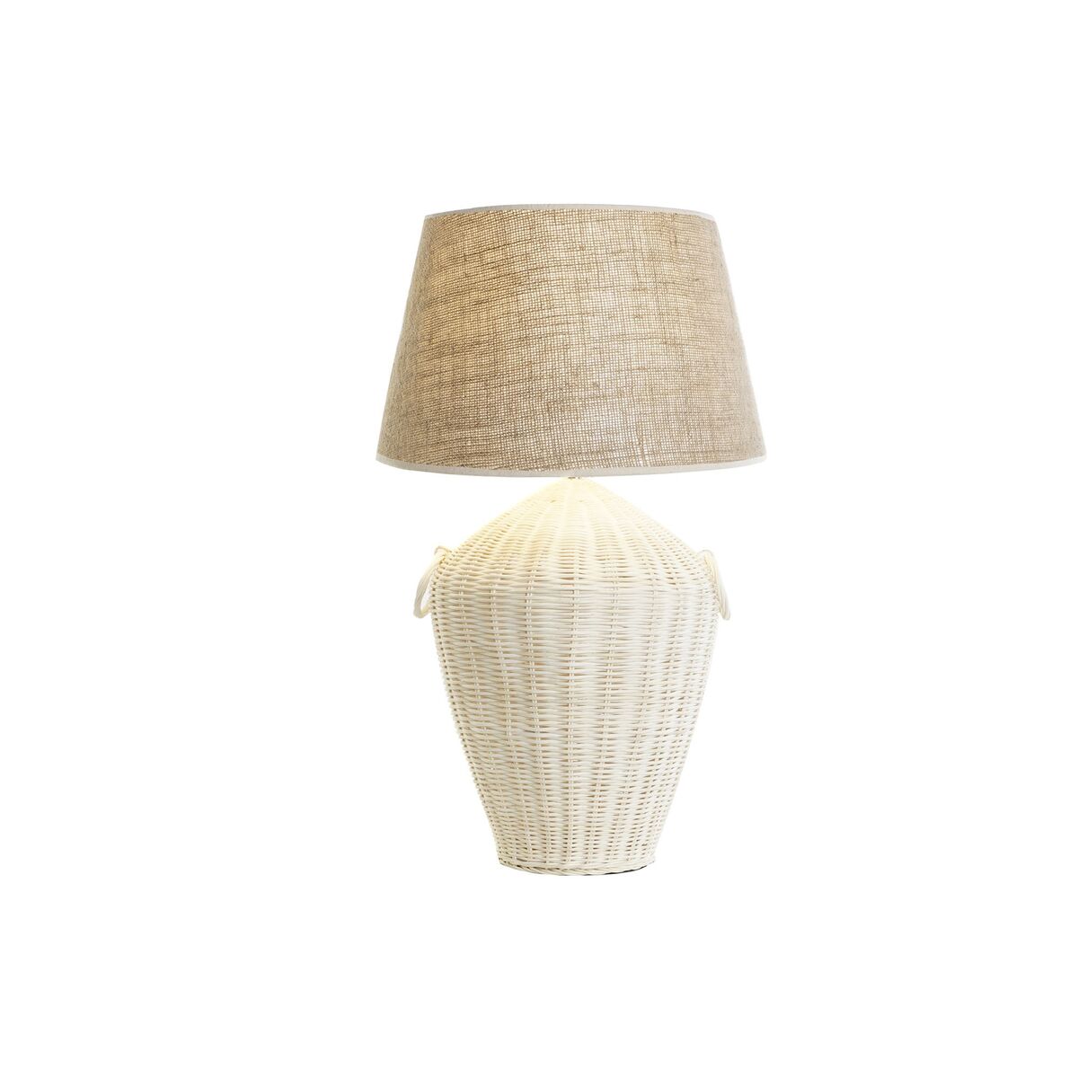Desk lamp DKD Home Decor White Brown 50 W 220 V 42 x 42 x 70 cm