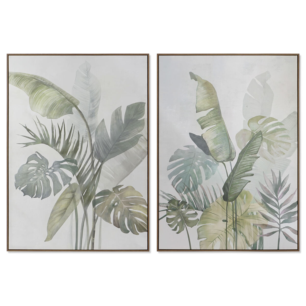 Painting DKD Home Decor Palms 100 x 4 x 140 cm Tropical (2 Units) Painting DKD Home Decor Palms 100 x 4 x 140 cm Tropical (2 Units)