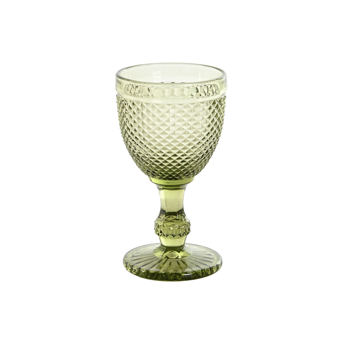 Set of cups DKD Home Decor Green Crystal 325 ml Set of cups DKD Home Decor Green Crystal 325 ml