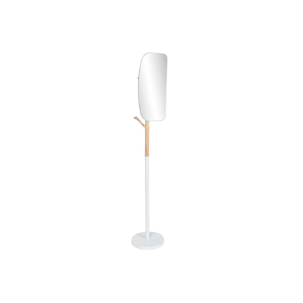 Hat stand Home ESPRIT White Natural Wood Metal Scandi 33 x 33 x 185 cm Hat stand Home ESPRIT White Natural Wood Metal Scandi 33 x 33 x 185 cm