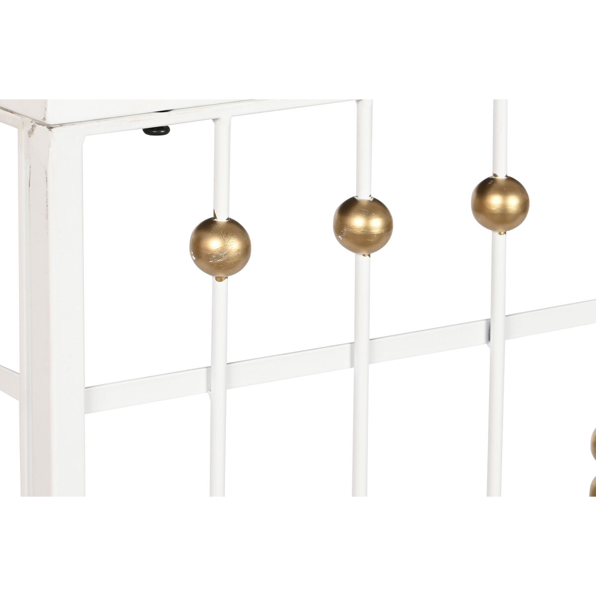 Hall Home ESPRIT White Golden 120 x 40 x 80 cm