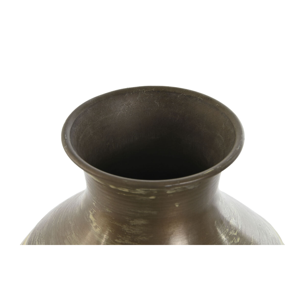 Vase Home ESPRIT Green Aluminium 18 x 18 x 30 cm