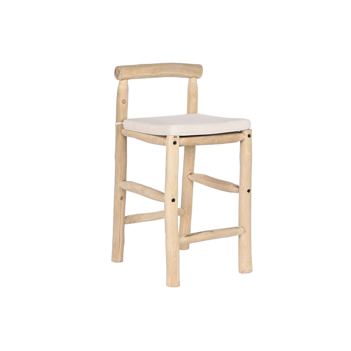 Stool DKD Home Decor Natural Teak 50 x 50 x 102 cm Stool DKD Home Decor Natural Teak 50 x 50 x 102 cm
