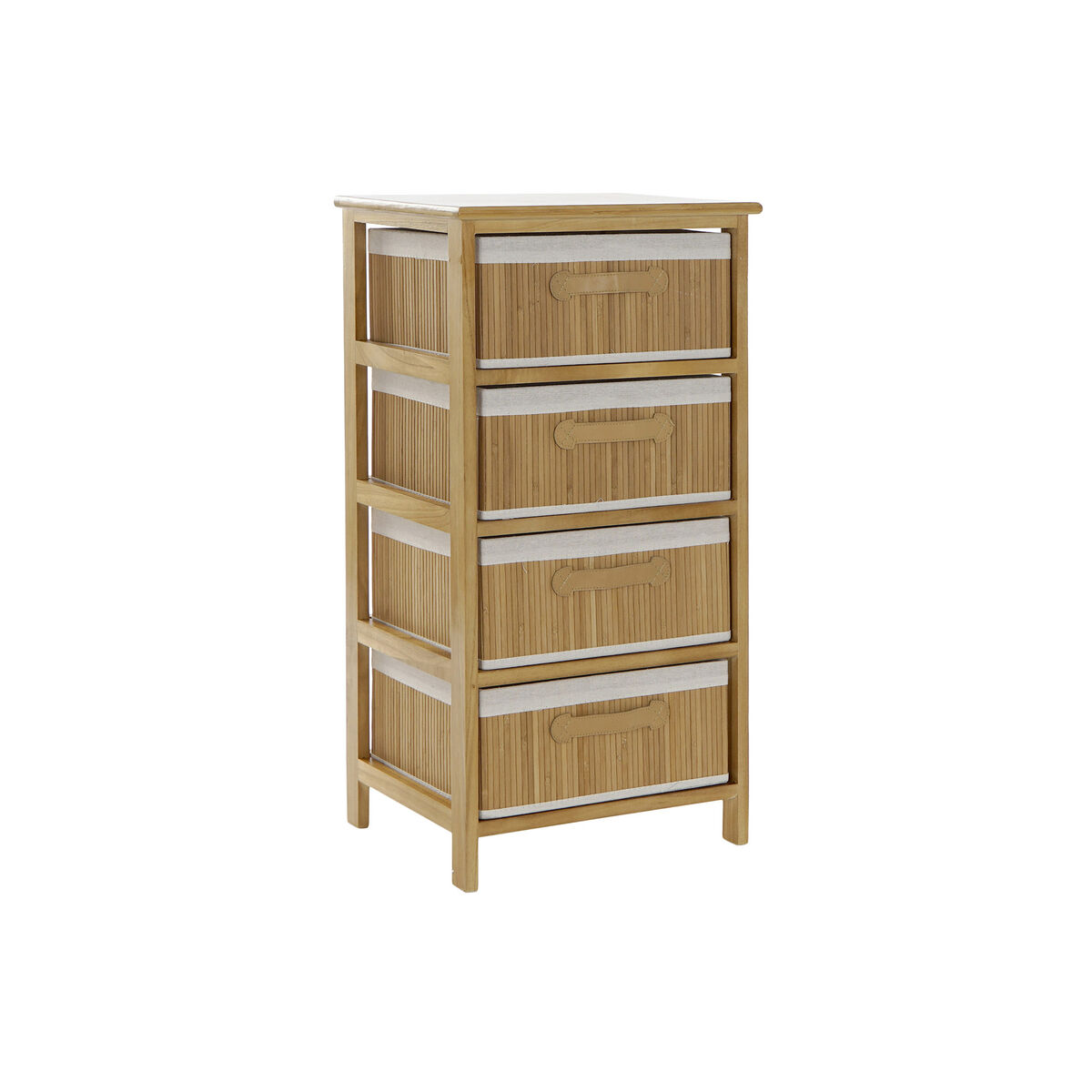 Chest of drawers DKD Home Decor Natural Bamboo Paolownia wood 42 x 32 x 81 cm Chest of drawers DKD Home Decor Natural Bamboo Paolownia wood 42 x 32 x 81 cm