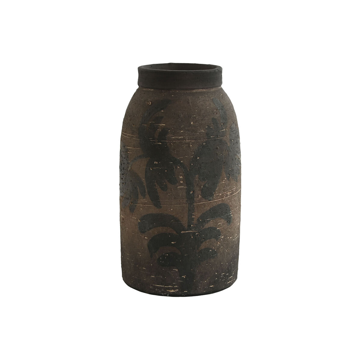 Vase Home ESPRIT Brown Terracotta Oriental 19,5 x 19,5 x 35,5 cm Vase Home ESPRIT Brown Terracotta Oriental 19,5 x 19,5 x 35,5 cm