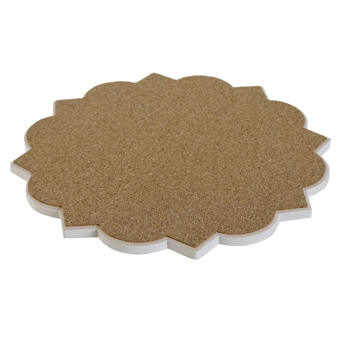 Table Mat Home ESPRIT Cork Dolomite 20 x 20 x 1 cm (4 Units)