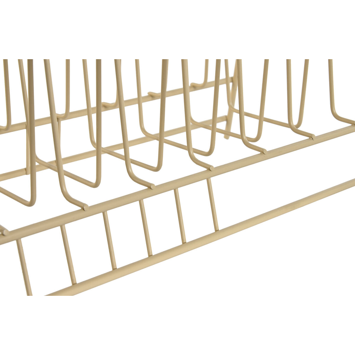 Draining Rack for Kitchen Sink Home ESPRIT Beige Grey 35 x 18 x 10 cm (2 Units)