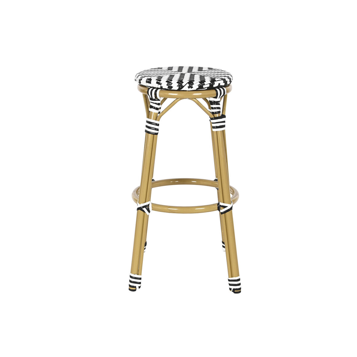 Stool Home ESPRIT Bicoloured Metal synthetic rattan 39,5 x 39,5 x 74,5 cm Stool Home ESPRIT Bicoloured Metal synthetic rattan 39,5 x 39,5 x 74,5 cm