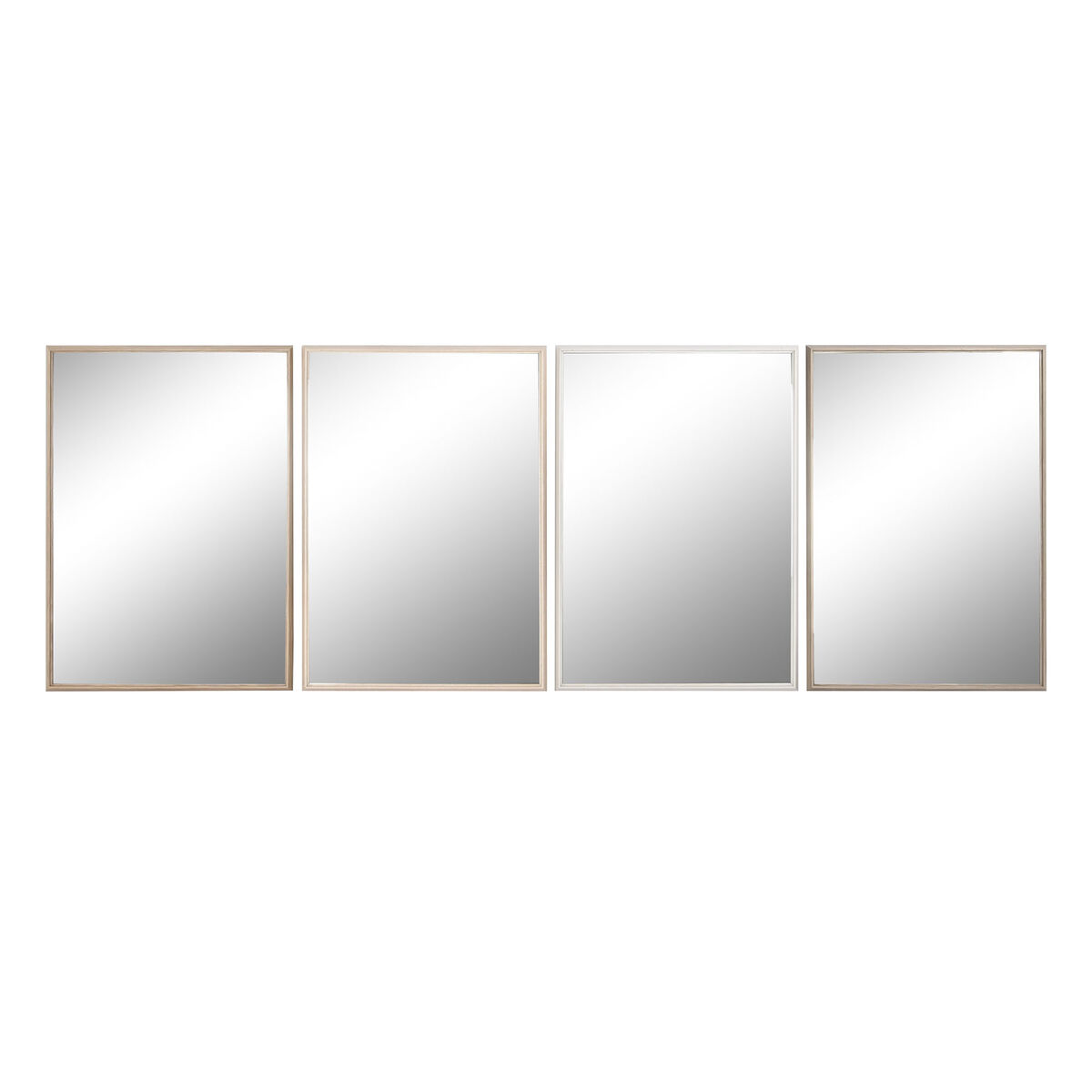 Wall mirror Home ESPRIT White Brown Beige Grey Crystal polystyrene 63,3 x 2,6 x 89,6 cm (4 Units) Wall mirror Home ESPRIT White Brown Beige Grey Crystal polystyrene 63,3 x 2,6 x 89,6 cm (4 Units)