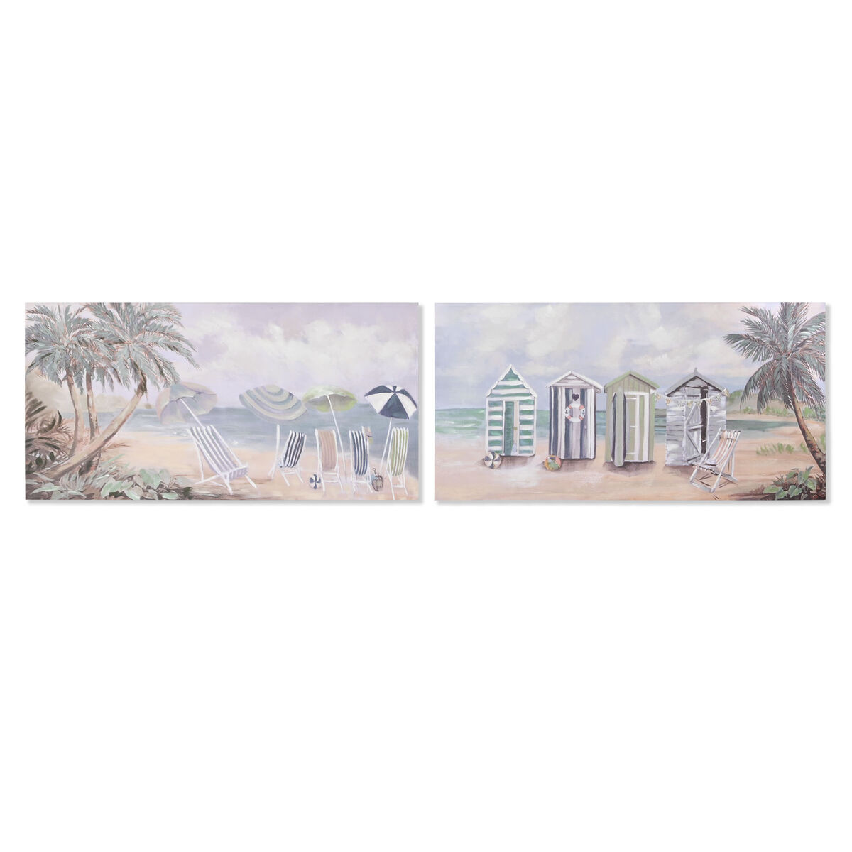 Painting Home ESPRIT Beach Mediterranean 120 x 3 x 60 cm (2 Units) Painting Home ESPRIT Beach Mediterranean 120 x 3 x 60 cm (2 Units)
