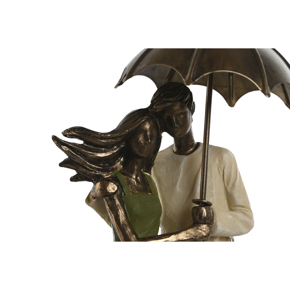 Decorative Figure Home ESPRIT Green Golden Pair 12,5 x 8 x 25,5 cm Decorative Figure Home ESPRIT Green Golden Pair 12,5 x 8 x 25,5 cm