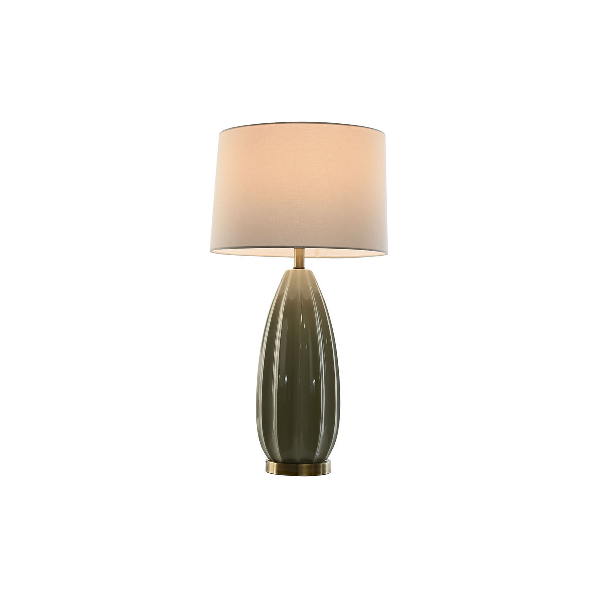 Desk lamp Home ESPRIT White Green Stoneware 50 W 220 V 40 x 40 x 78 cm