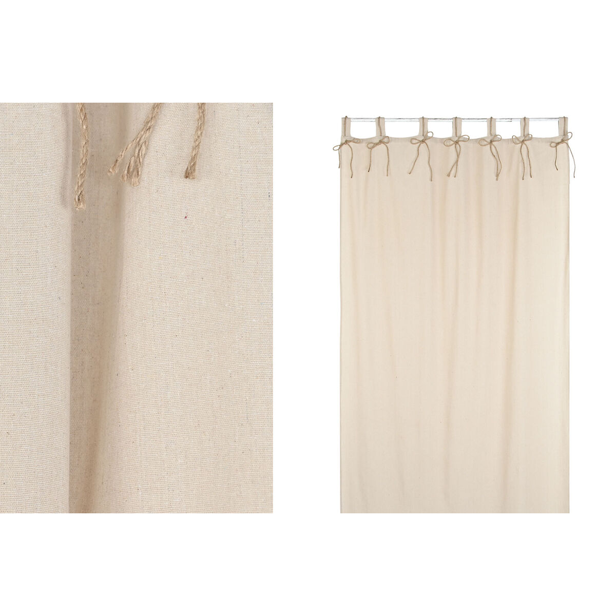Curtain Home ESPRIT Natural 140 x 260 x 260 cm Curtain Home ESPRIT Natural 140 x 260 x 260 cm