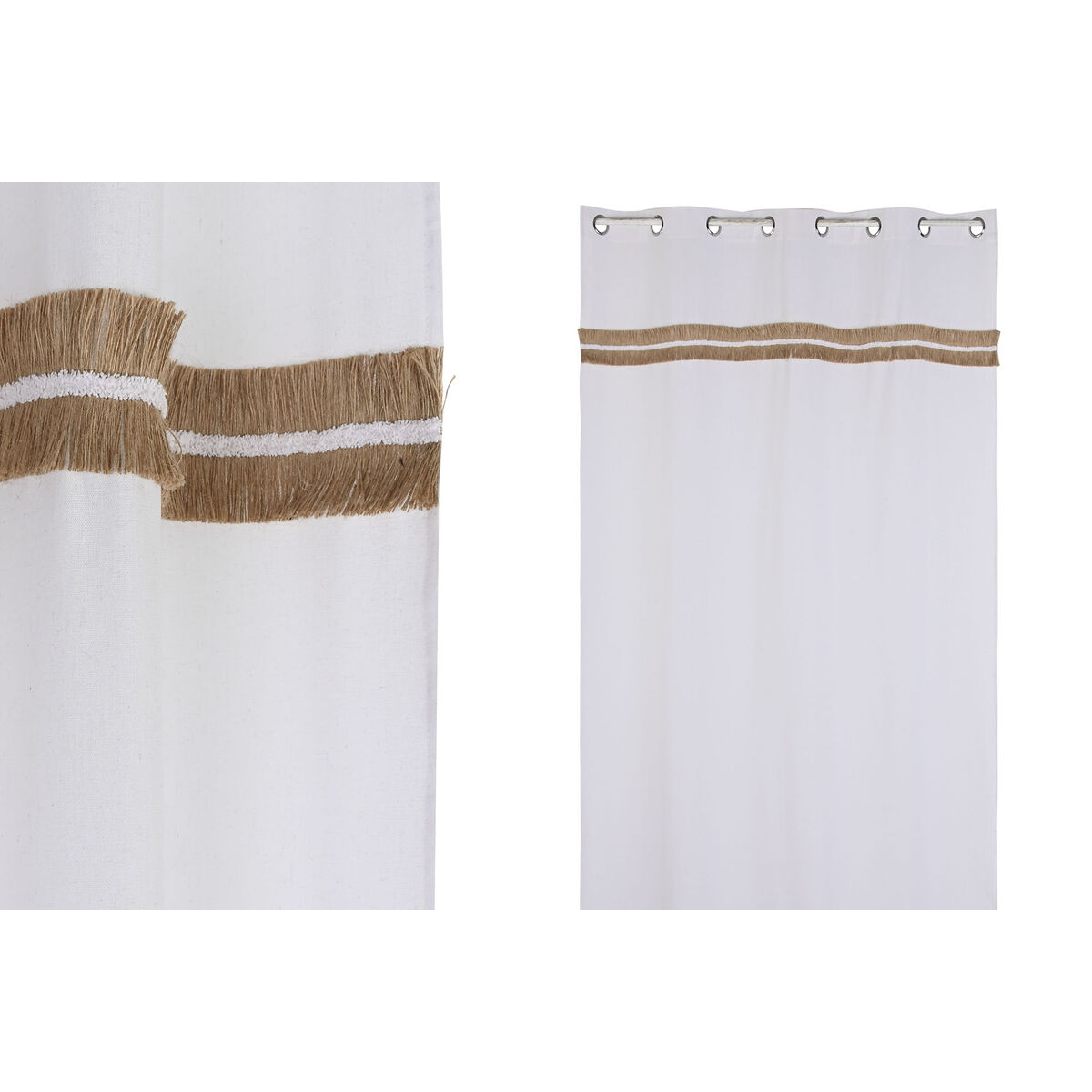 Curtain Home ESPRIT White Natural 140 x 260 x 260 cm Curtain Home ESPRIT White Natural 140 x 260 x 260 cm