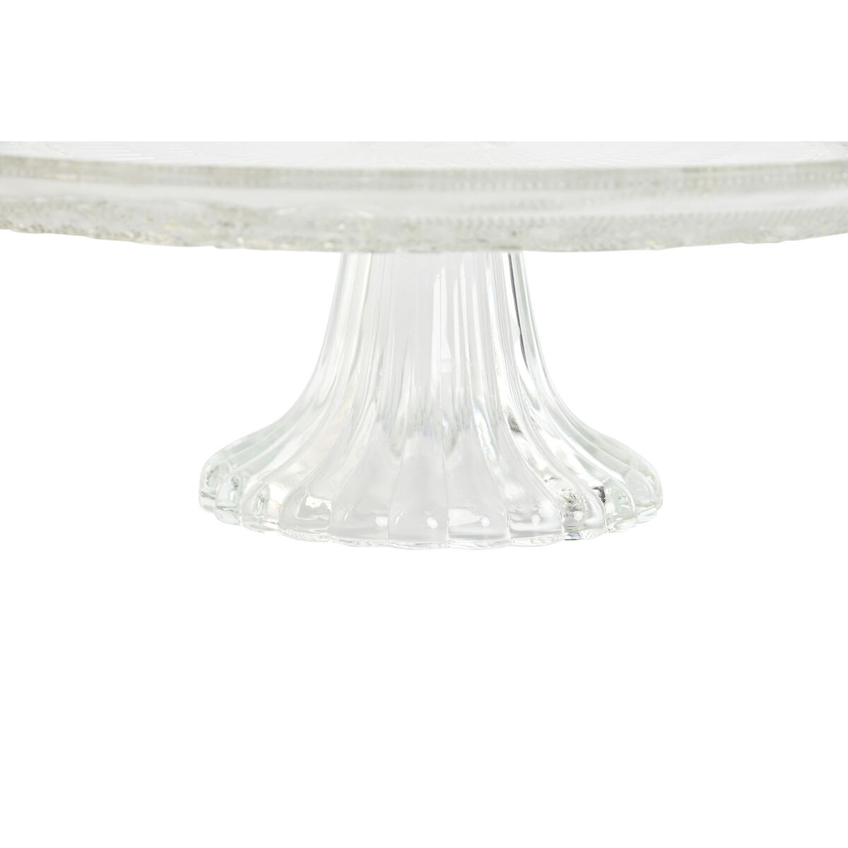 Flat Plate Home ESPRIT Transparent Crystal 33 x 33 x 9,4 cm