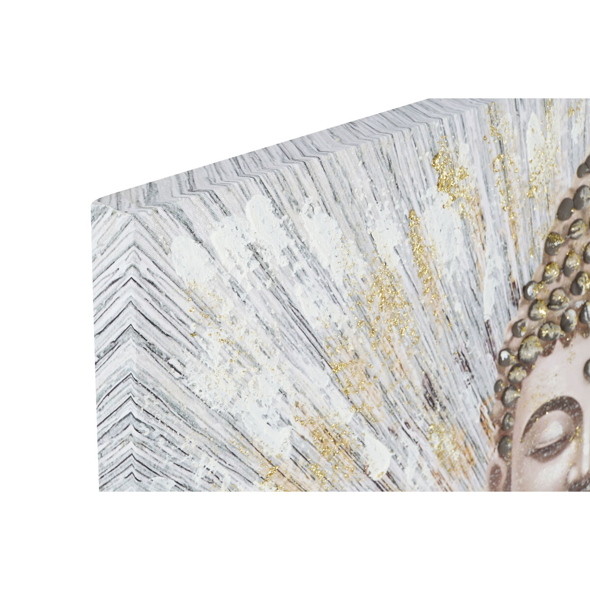 Painting Home ESPRIT Buddha Oriental 70 x 3 x 100 cm (2 Units)
