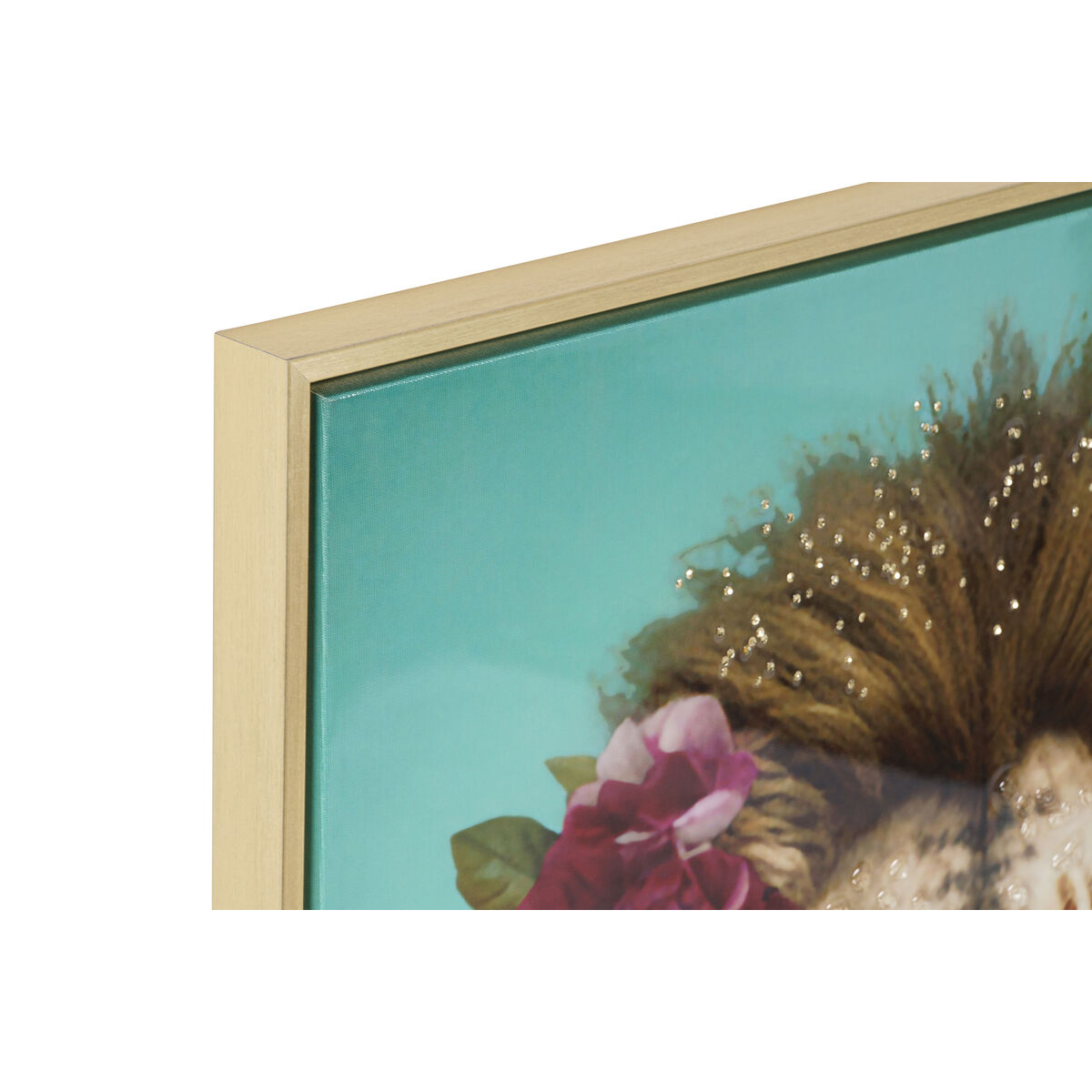 Painting Home ESPRIT Colonial Lion 63 x 3,5 x 93 cm (2 Units)