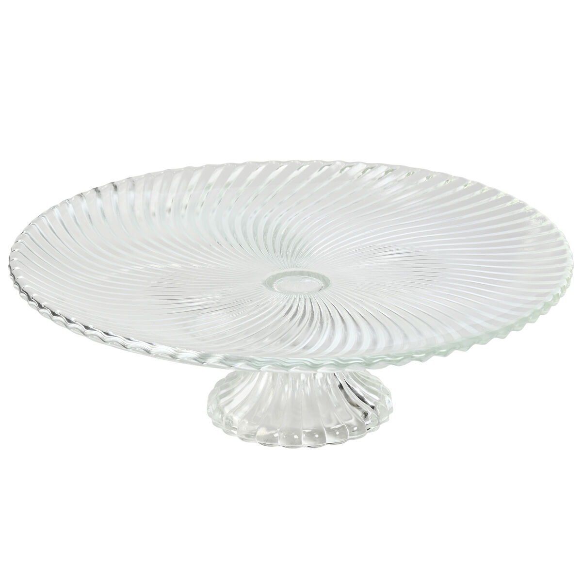 Flat Plate Home ESPRIT Transparent Crystal 31 x 31 x 9,5 cm Flat Plate Home ESPRIT Transparent Crystal 31 x 31 x 9,5 cm