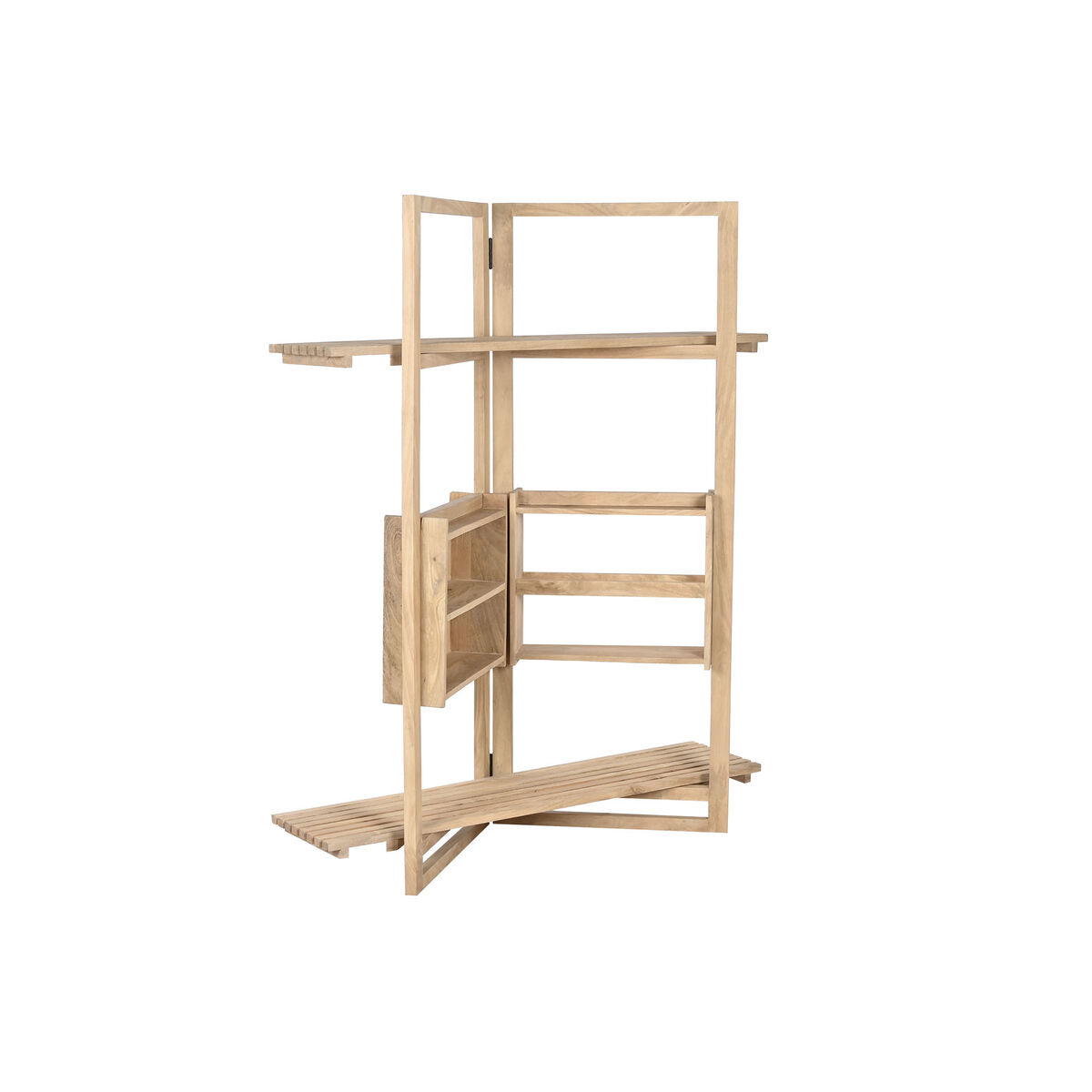 Shelves Home ESPRIT Natural Mango wood MDF Wood 130 x 35 x 160 cm Shelves Home ESPRIT Natural Mango wood MDF Wood 130 x 35 x 160 cm