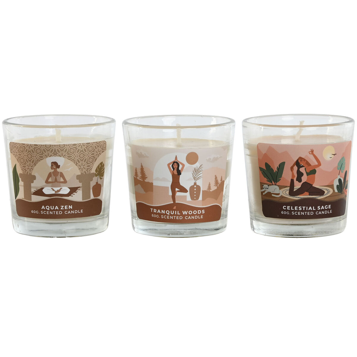Scented Candle Home ESPRIT Urban 60 g (3 Units) Scented Candle Home ESPRIT Urban 60 g (3 Units)