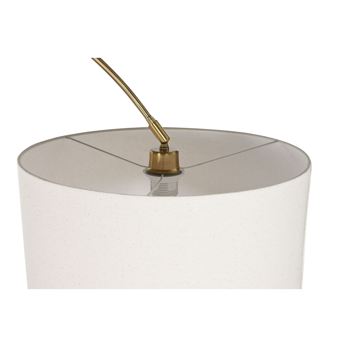Floor Lamp Home ESPRIT White Beige Golden 126 x 40 x 193 cm