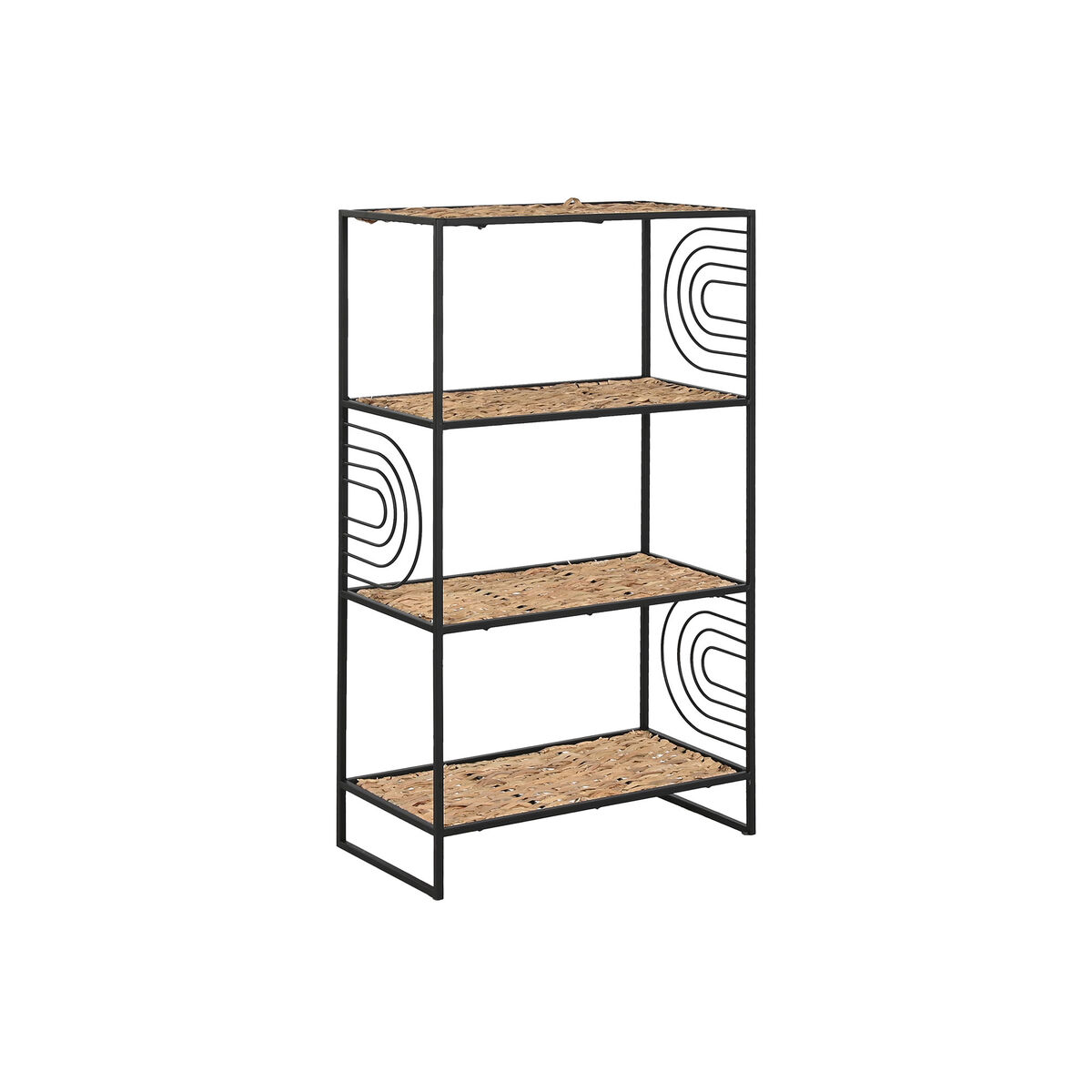 Shelves Home ESPRIT Black Metal Fibre 50 x 25 x 88 cm Shelves Home ESPRIT Black Metal Fibre 50 x 25 x 88 cm