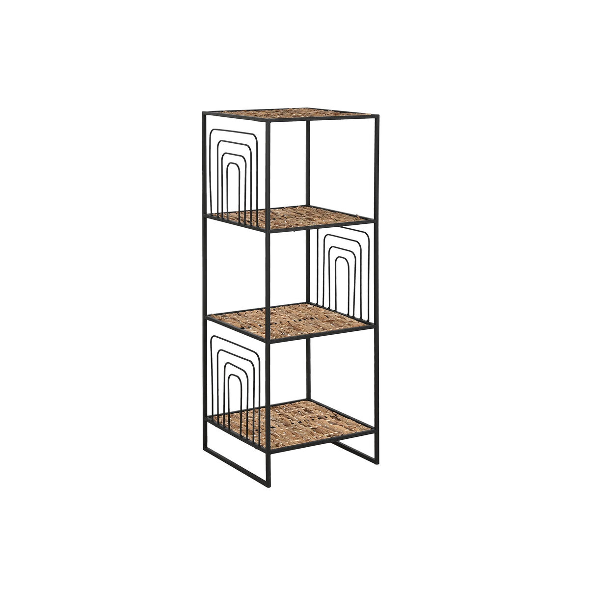 Shelves Home ESPRIT Black Metal Fibre 35 x 35 x 98 cm Shelves Home ESPRIT Black Metal Fibre 35 x 35 x 98 cm