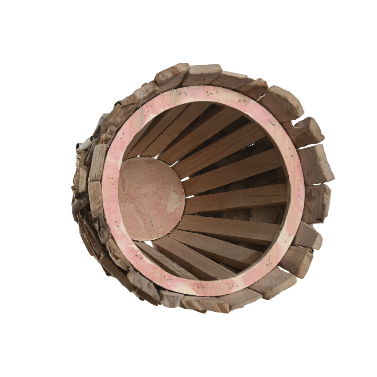 Set of Planters Home ESPRIT Brown Paolownia wood 35 x 35 x 45 cm (2 Pieces)