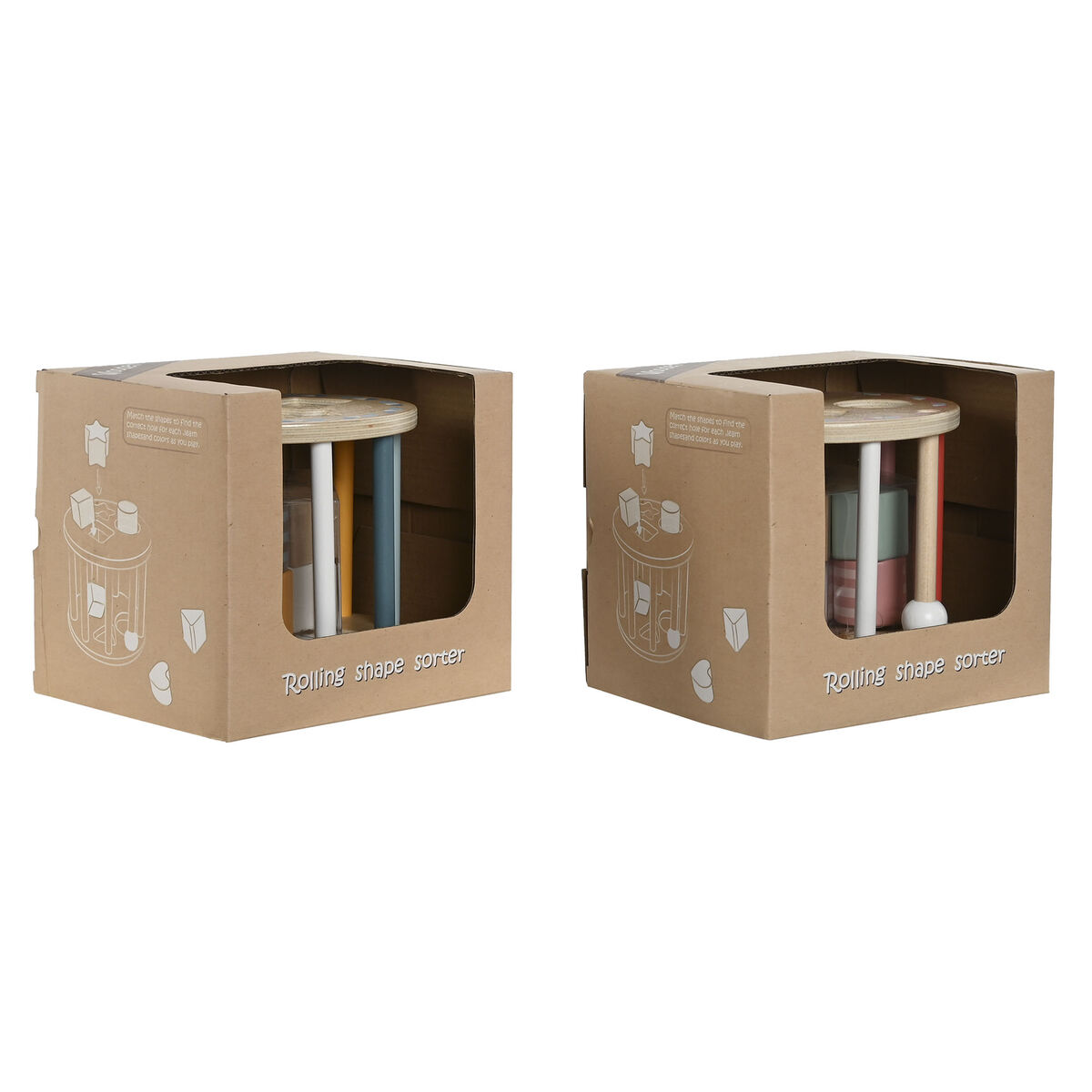 Educational Game Home ESPRIT 13 x 13 x 11 cm (2 Units)