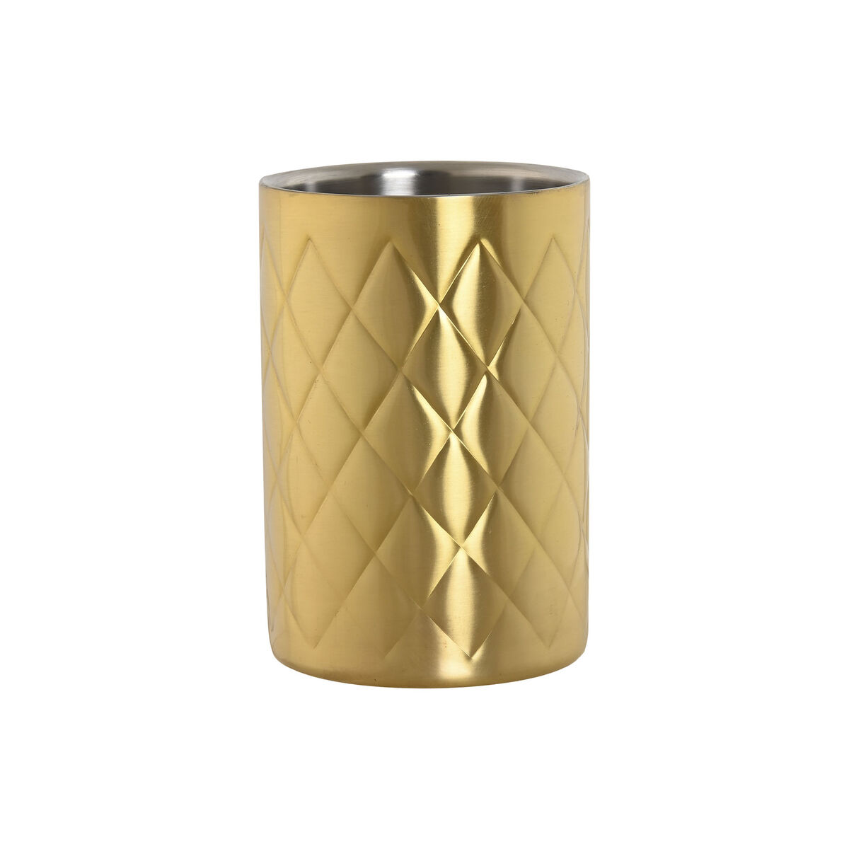 Bottle Cooler Home ESPRIT Golden Stainless steel 12 x 12 x 18 cm Bottle Cooler Home ESPRIT Golden Stainless steel 12 x 12 x 18 cm