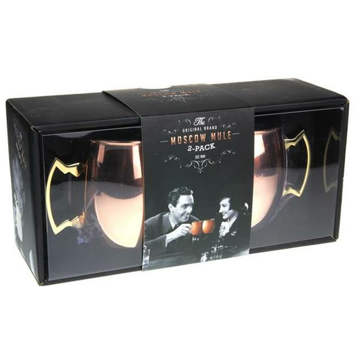 2 Piece Mug Set Home ESPRIT Golden 480 ml