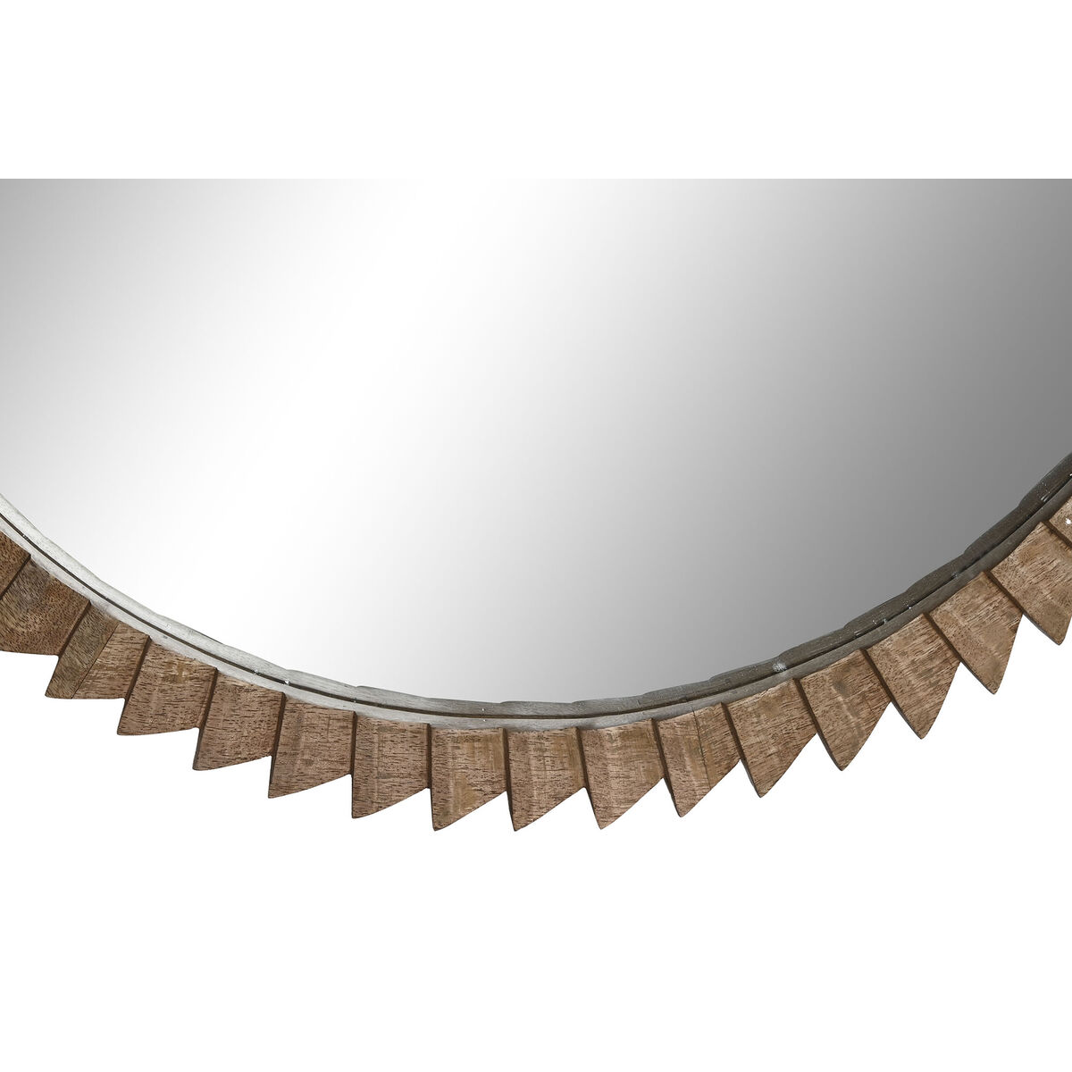 Wall mirror Home ESPRIT Natural Modern 75 x 3 x 75 cm