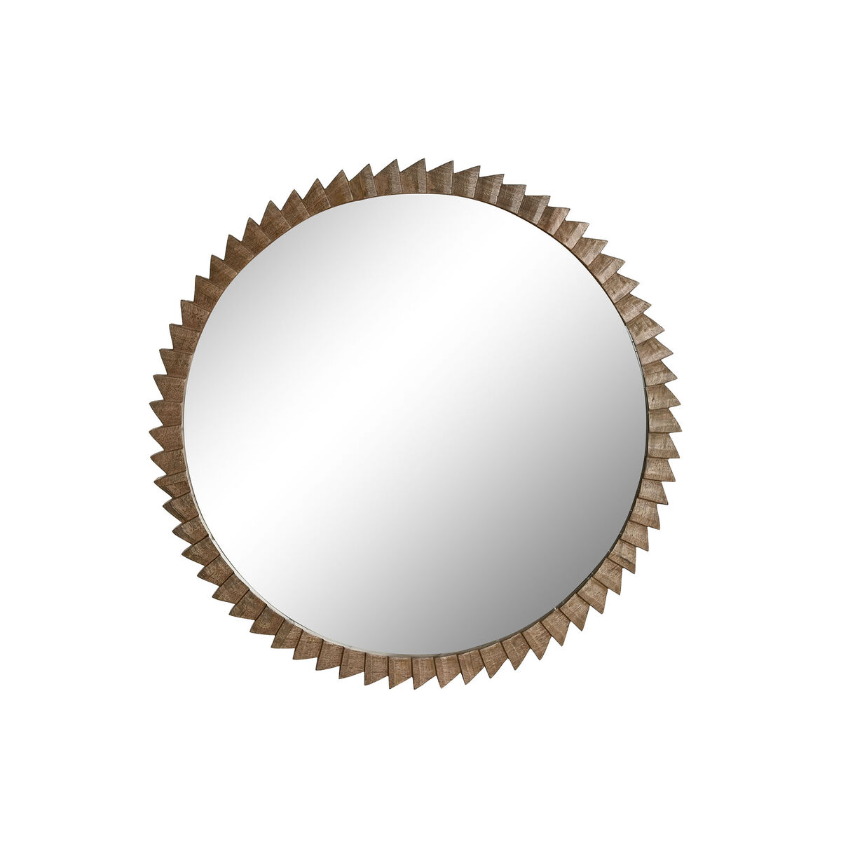 Wall mirror Home ESPRIT Natural Modern 75 x 3 x 75 cm